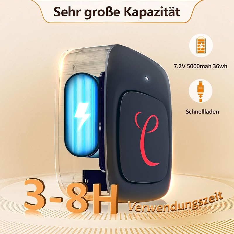 Comfytemp Vezeték Nélküli Súlyozott Nyak- és Vállfűtőpárna 36Wh Akkumulátorral, 1,1kg, 3 Hőfokszinttel, Automata Kikapcsolással, 52x25cm