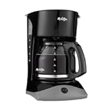 Mr&period; Coffee Black Coffee Maker&comma; 12 Cups&comma; with Auto Pause and Glass Carafe&comma; Perfect for Home and Office Use