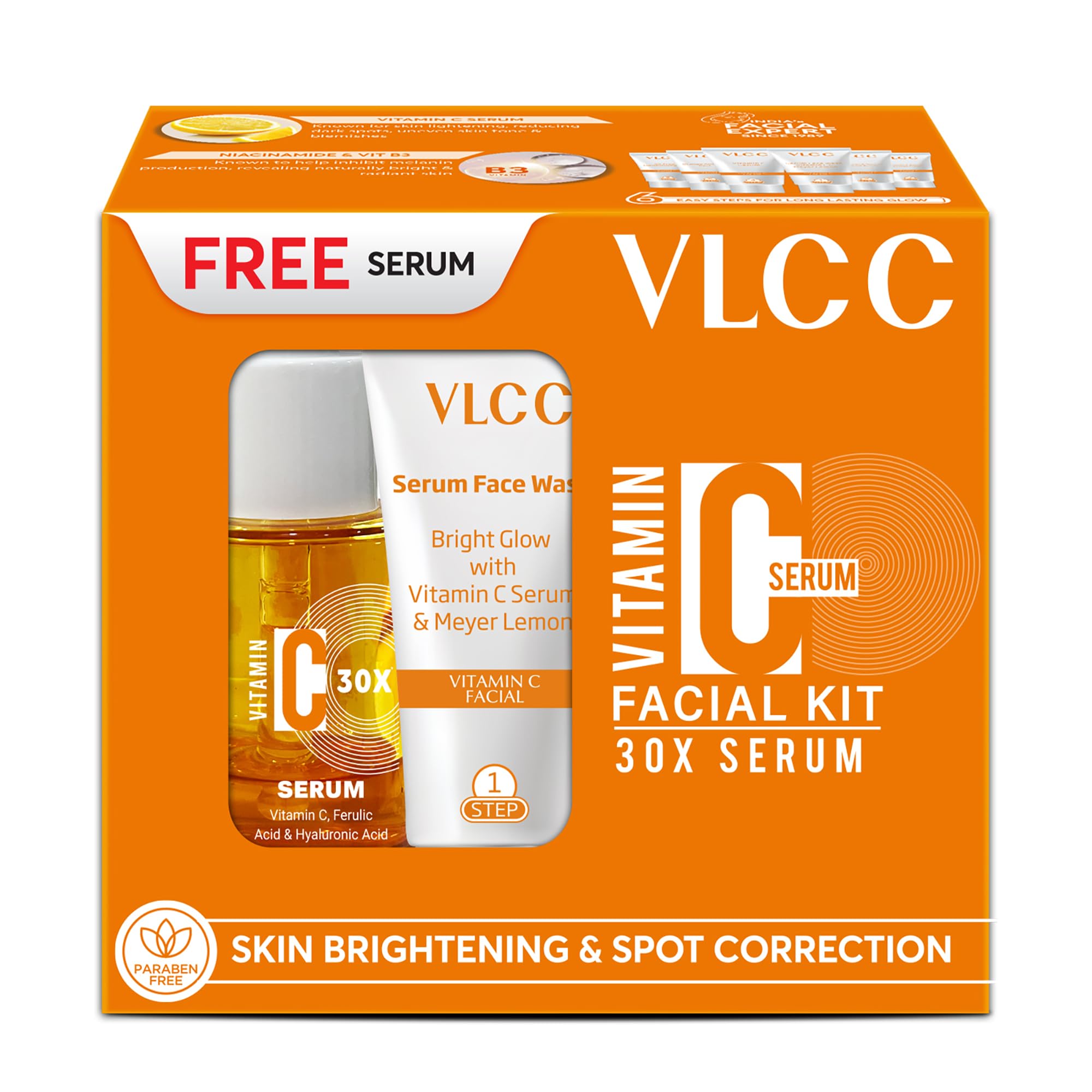 Amazon.com: VLCC Vitamin C Facial Kit - Includes 6 Skin Care