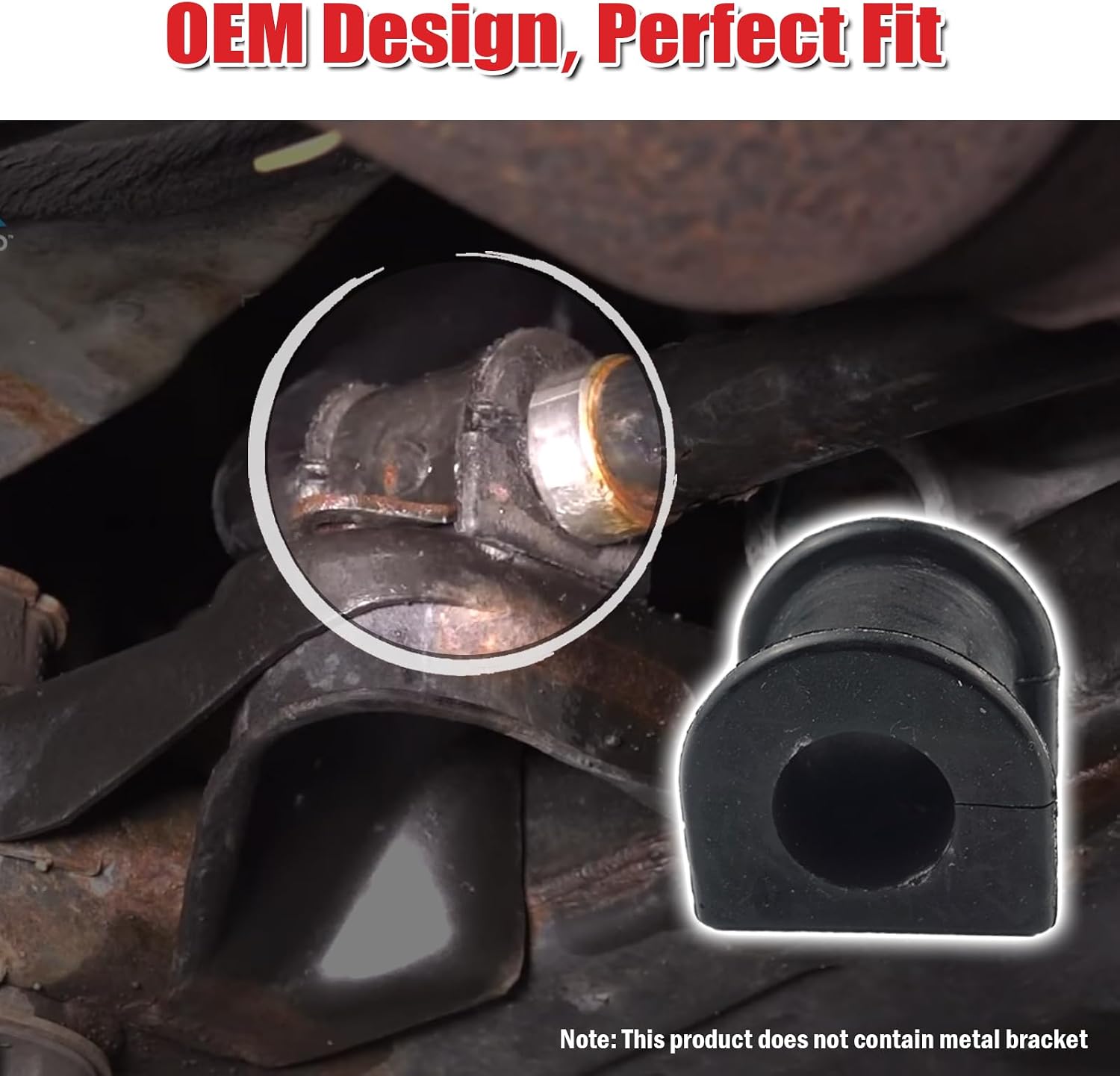 2Pcs Front Left and Right Suspension Stabilizer Bar Bushing Compatible with Toyota Camry Highlander Avalon, Lexus RX, Replace 4881506140