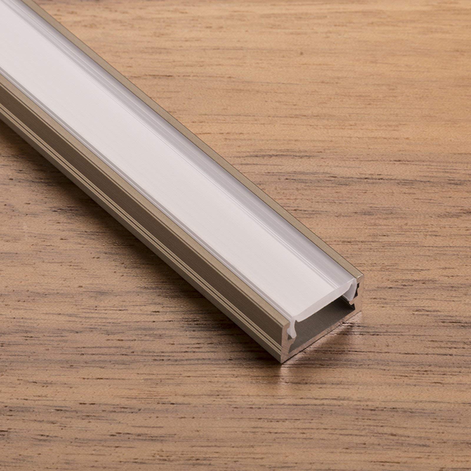 SOTECH 5 x Profilo-11 LED Finitura in Acciaio Inox 2000 x 14 x 7 mm