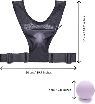 ODOXIA Anti Snoring Device | Positional Sleep Apnea Device | Side Sleep Trainer to Stop Snore | Includes Ball to Prevent Back Sleeping | Positional Therapy for Snoring Relief | Width Adjustable
