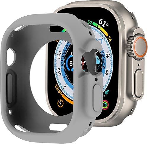 Miniatura 67 de BOTOMALL Funda protectora compatible con Apple Watch de 1.614 pulgadas Series 9, Series 8 Series 7, TPU suave, flexible, delgada, ligera, funda