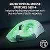 Razer Viper V4 Pro - Wireless symmetrical e-sports gaming mouse - Ultra-lightweight 50g - HyperSpeed Gen-2 up to 8 KHz polling - Focus Pro 50K sensor - Optical scroll wheel - PC/Mac | White