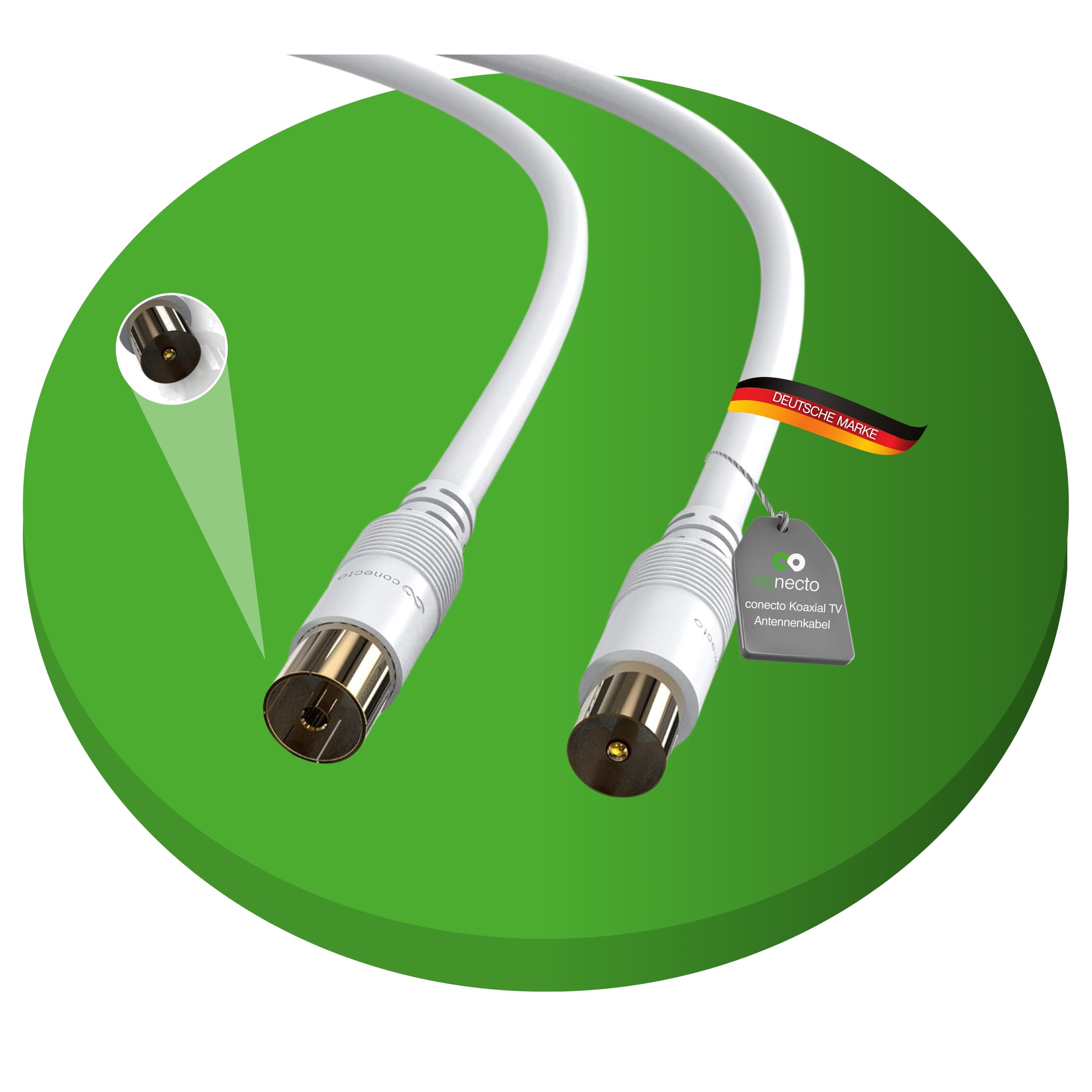 HB-DIGITAL Cavo Coassiale O Antenna Connettore Smontabile IEC