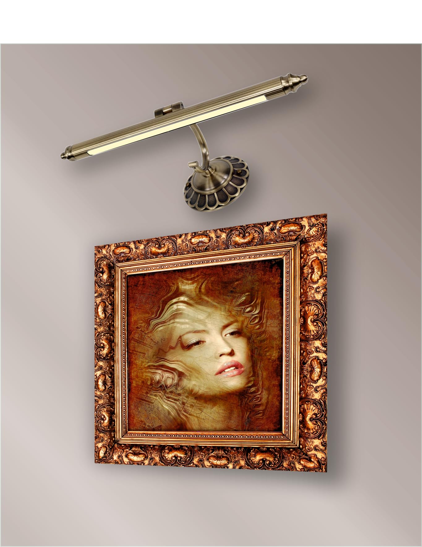 Lampada Da Parete LED PAPUQ 50cm - 9W, Luce Calda 3000K, Orientabile - Per Quadri E Specchi - Foto 6