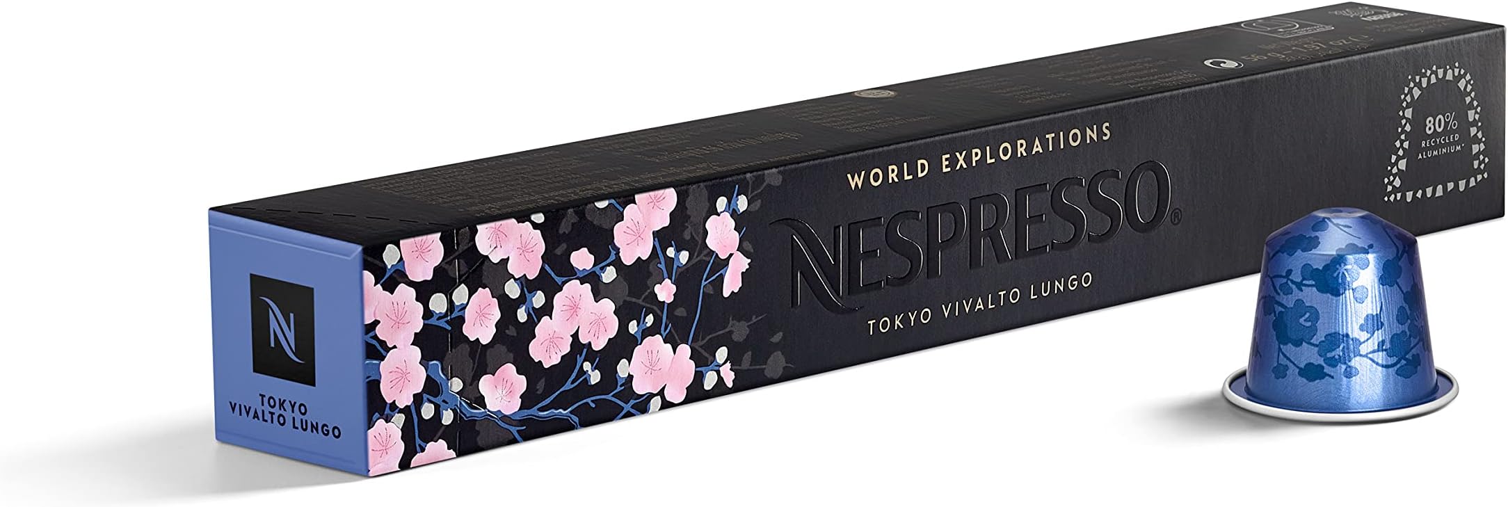 Tokyo Lungo Espresso Coffee, Original Line Capsules, Intensity 6, 10 Capsule