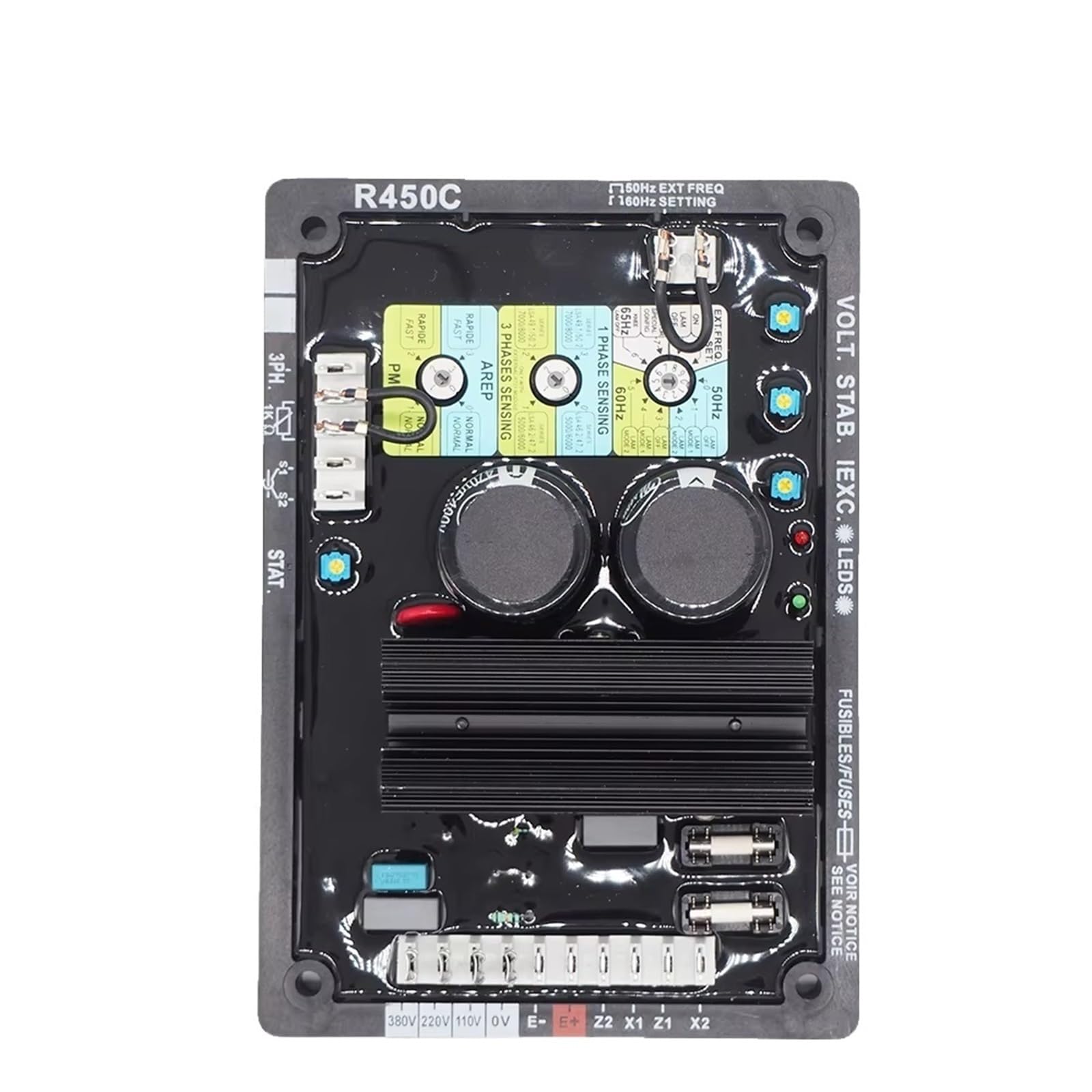 R450 R450M R450T R450C AVR Automatic Voltage Regulator Integrated Circuit Alternator Generator 1Pcs(R450C)