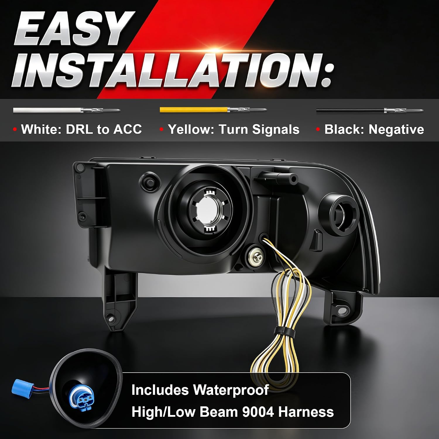 Daikokuya Headlights with LED DRL, Startup Sequence, Dynamic Turn Signals