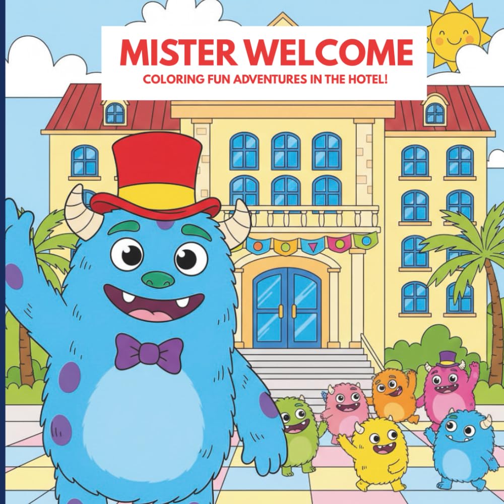 Mister Welcome: Coloring fun adventures in the hotel!