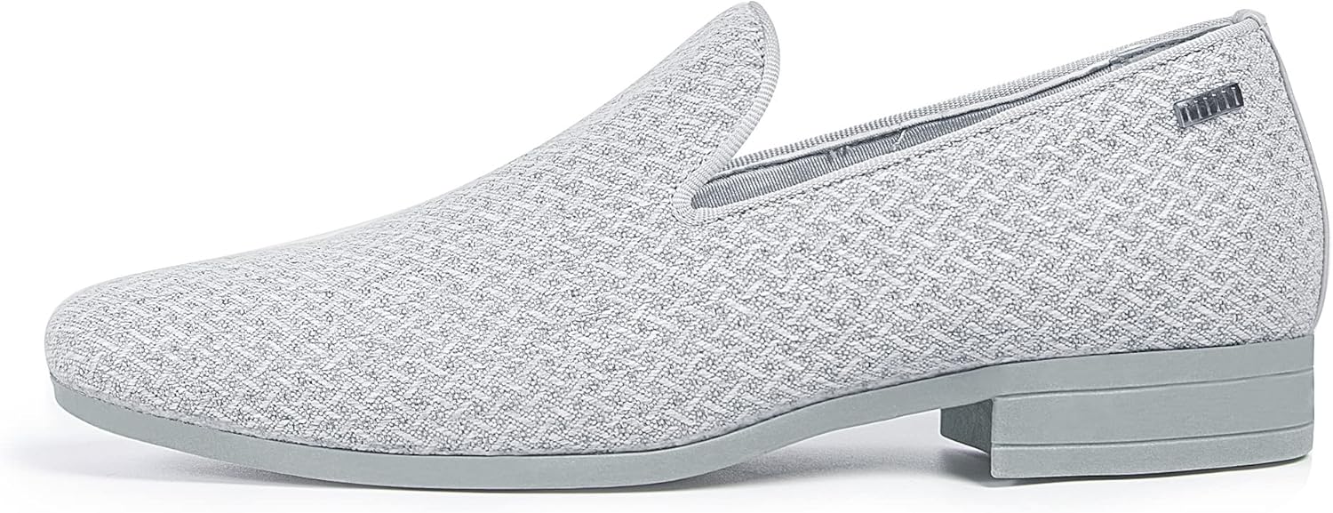 ALLY UNION MAKE FORCE Mens Loafers Dress Slip on Party Wedding Penny Smoking Shoes - Image 2