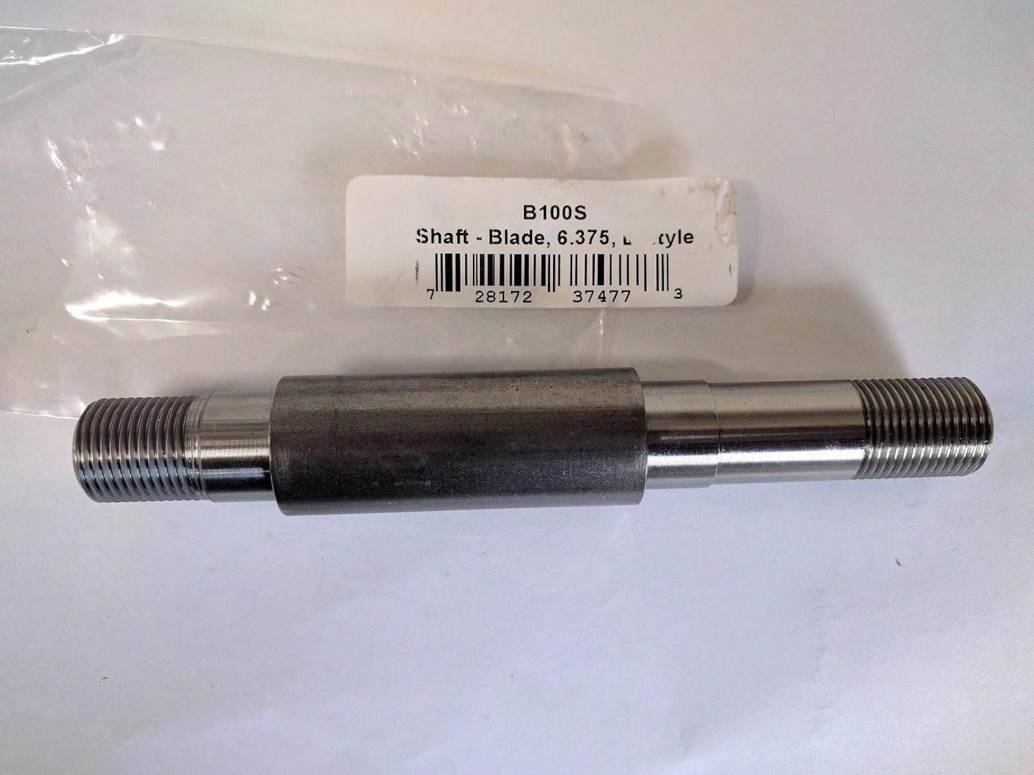 Replacement for Swisher New Genuine Blade Spindle Shaft B100S 6.375" Long OEM