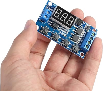 Oumefar DC 5V to 36V Timer Module Trigger Cycle Delay Timer Switch Timer Switch Module Turn On/Off Relay Module with LED Display