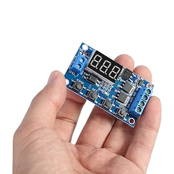 DC 5V-36V LED Display Delay On/Off Relay Module, Cycle Delay Timer Switch
