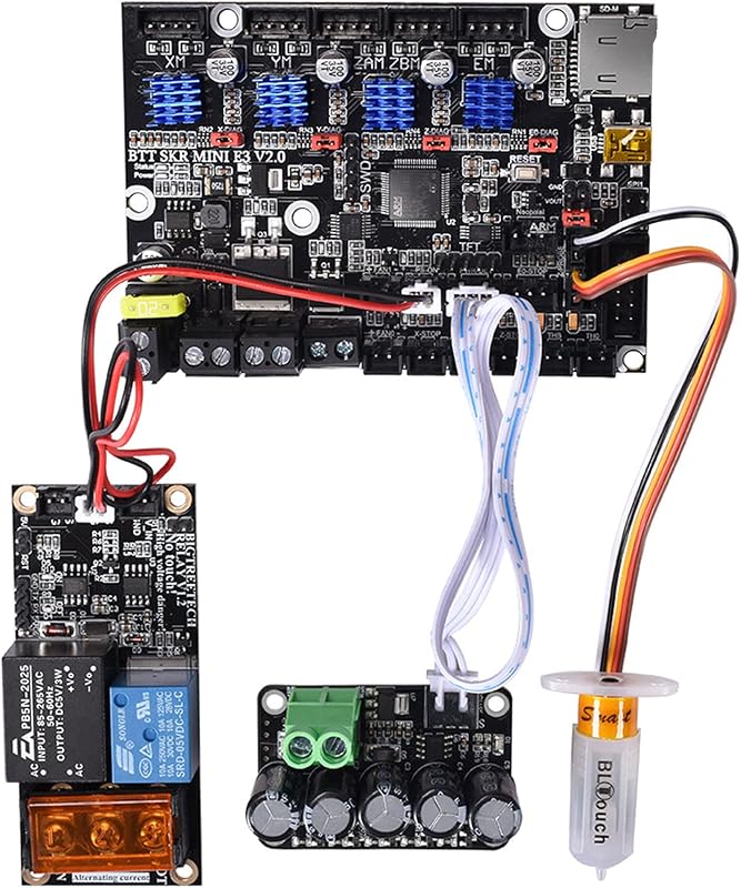 BIGTREETECH SKR Mini E3 V2.0 32 bites vezérlőpanel TMC2209/TMC2208 UART támogatással Ender 3/3 Pro/V2 3D nyomtatókhoz