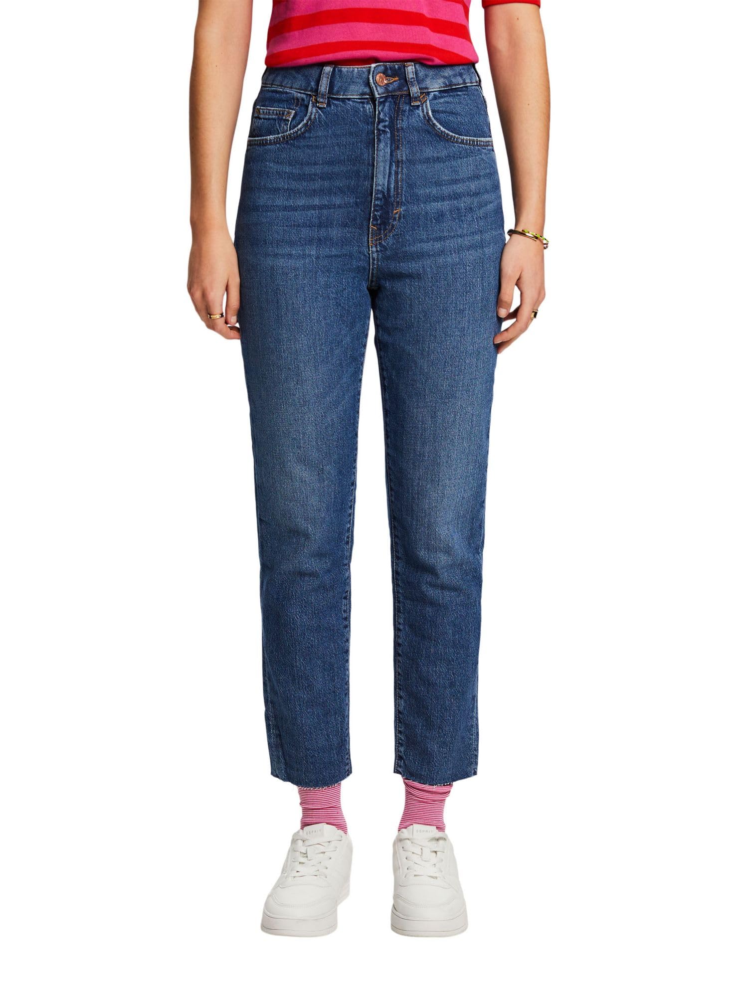 ESPRIT EDC Women's Jeans, 901/Blue Dark Wash, 34W x 26L