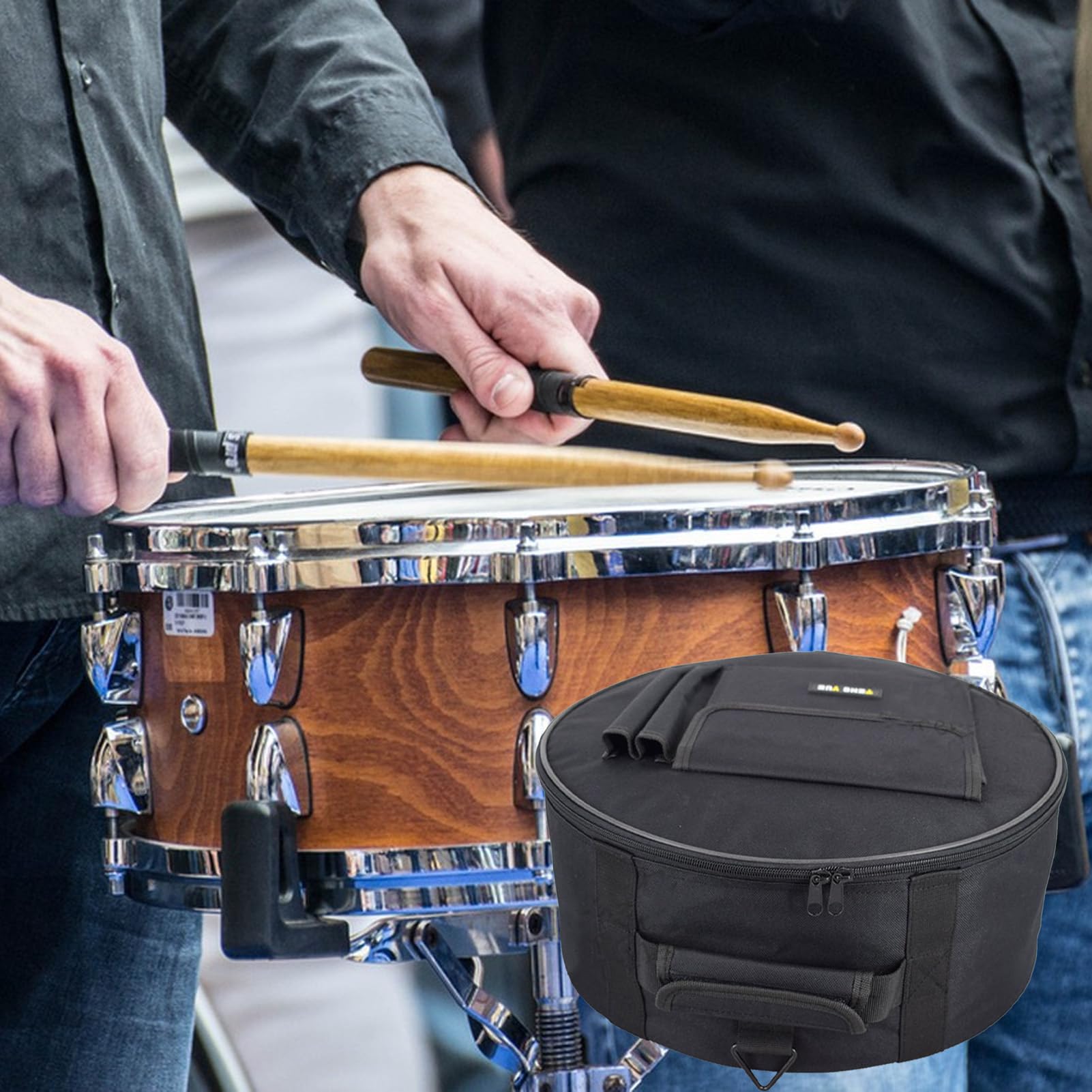 Snare Bag | Viaggio Portatile Impermeabile Tamburo, Strumento di | Protezione Tamburo Con Borsa, Organizzatore Strumenti Per Drums Snare da 13/14 pollici