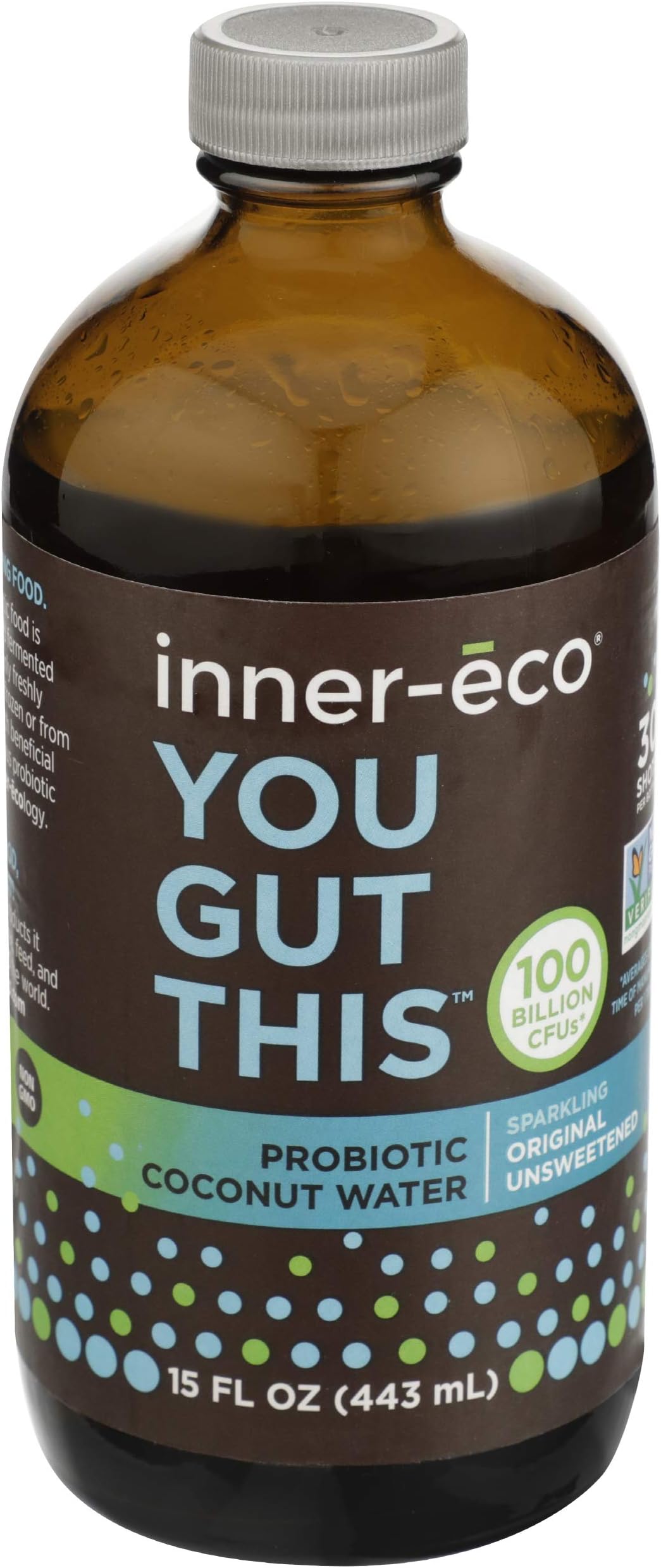 Inner Eco, Probiotic Coconut Water Original, 15 Fl Oz
