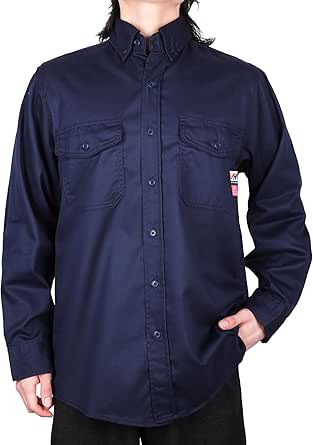 Welding Shirt FR VATRENUS Men's Heavyweight FR Plaid Flannel Jacket - 8.5oz Flame Resistant Welding Shirt Flame Resistant Work Shirt - View #12