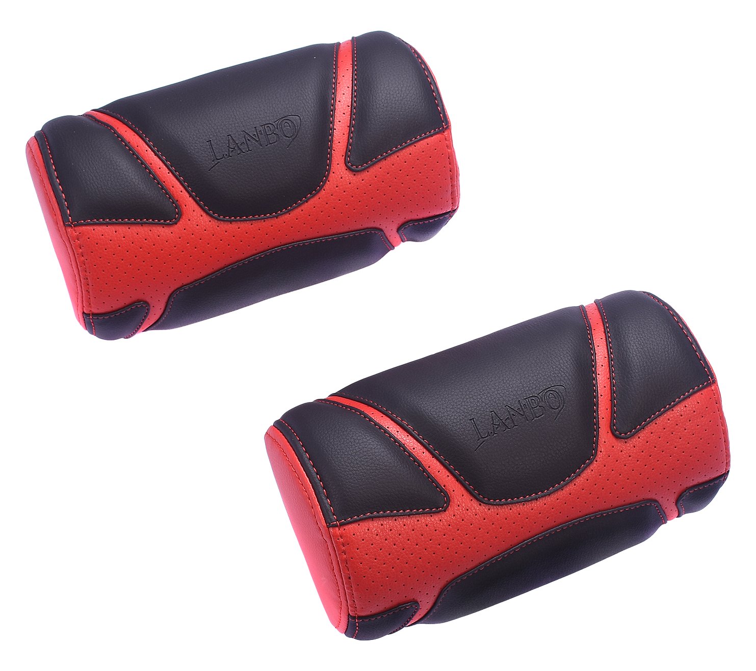 Amazon.co.jp: LANBO NECK PAD TYPE VOID (2個セット)ブラックレザー 