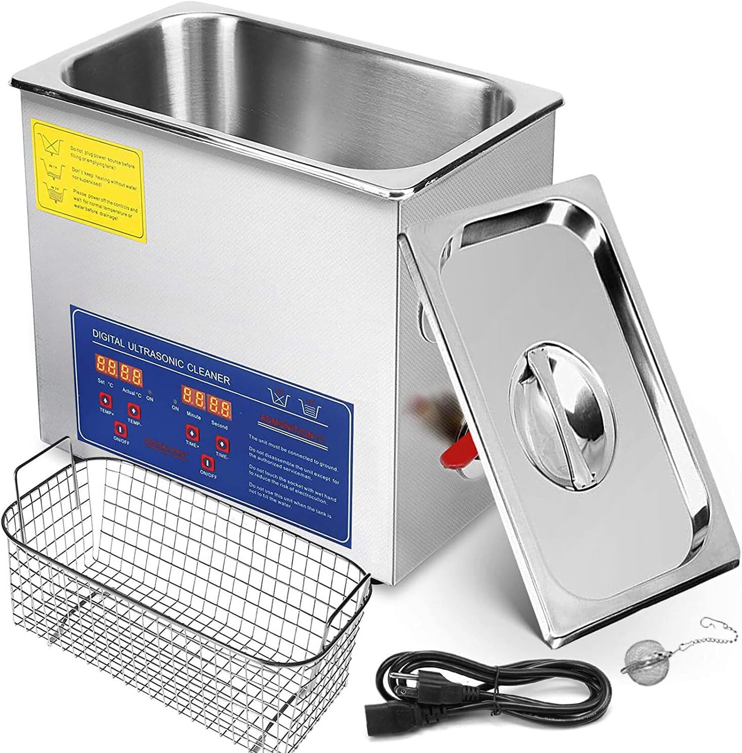 – 6L Digital Ultrasonic Cleaner, Ultrasonic Cleaning Machine, for Metal, Glasses, Jewellery etc.