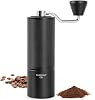 Molinillo de café manual TIMEMORE Chestnut C3S, molinillo de muelas cónicas ajustable con muelas de acero inoxidable S2C - compatible con espresso, V60 y prensa francesa, Negro 1