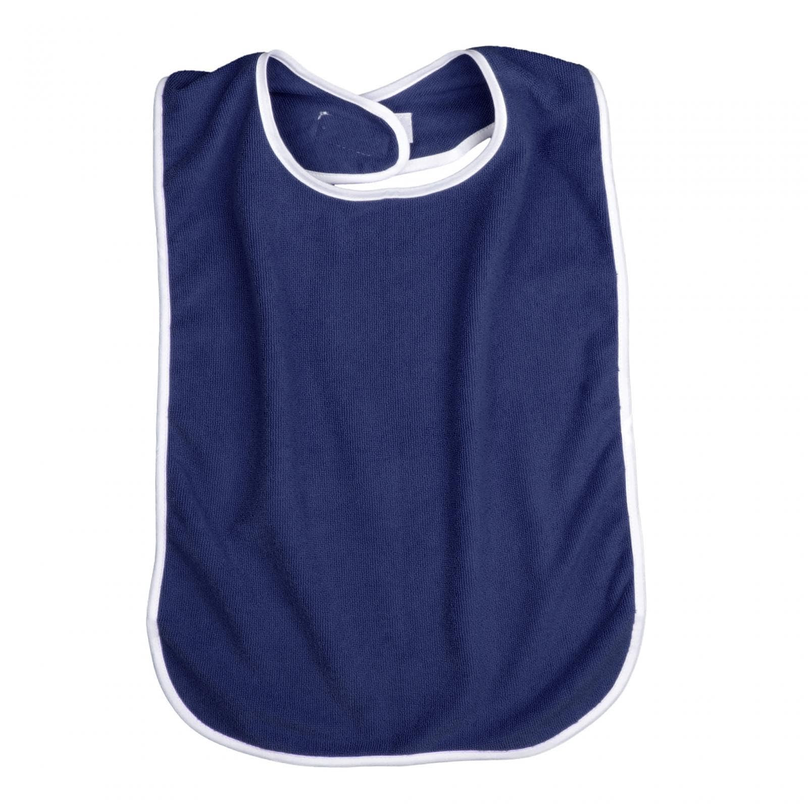 Elderly Bib With Adjustable Strap Washable Dining Bib For Women Men Mealtime Navy|Bib for Adults for Eating for Elderly Disabled, Waterproof Adult Bib for Elderly, Bibs For New Born&Infant|-image-45