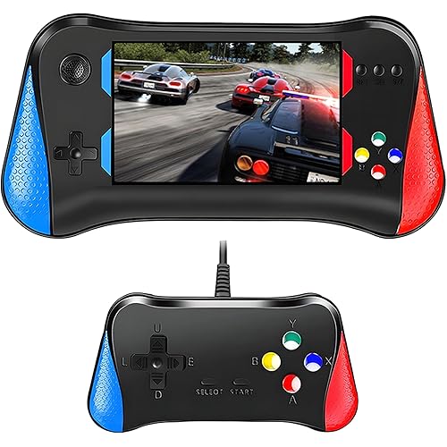 Handheld Game Console for Kids Adults,3.5'' LCD Screen Preloaded 500 Classic Video Games with Rechargeable Battery - Support 2 Players and TV Connection Ideal Gift for Kids Aldults