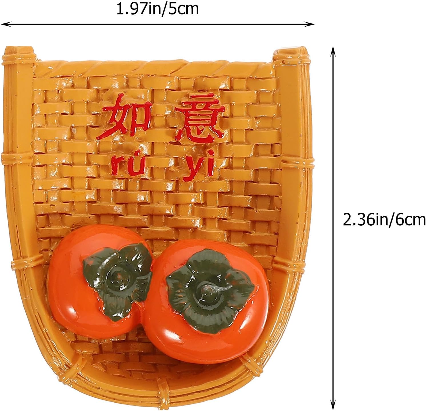 Decorative Refrigerator Magnet 2pcs Resin Magnetic Hold image 2