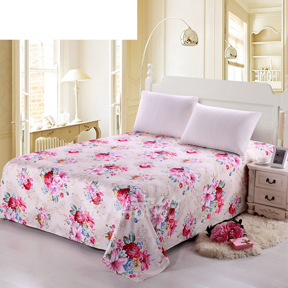 Coton imprimé linge de lit doux et respirant pour une chambre parentale cocooning