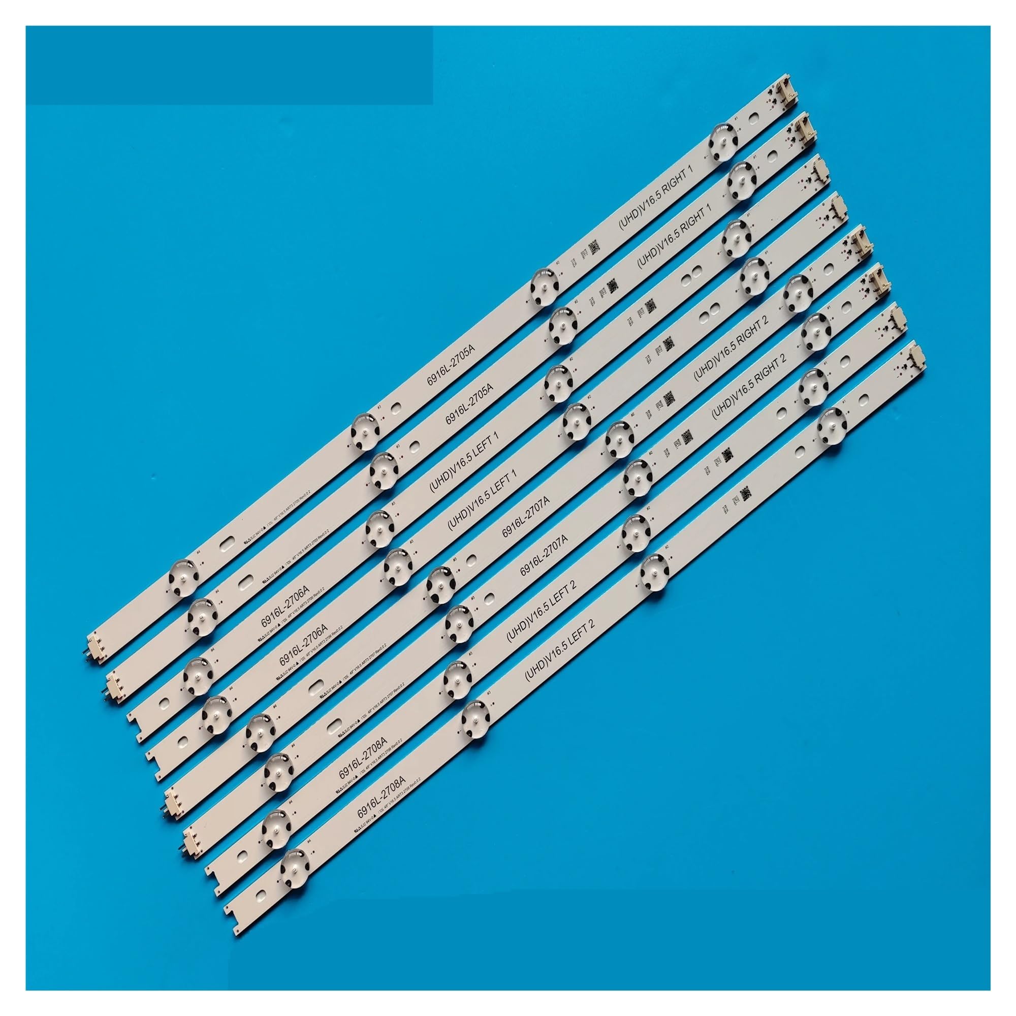 YUEZUYIOU LED Backlight Strip for 49inch TV 6916L-2452A 6916L-2453A 6916L-2551A 6916L-2552A 49UH6500 49UH676V 49UH650V 49UH661V 49UH668V