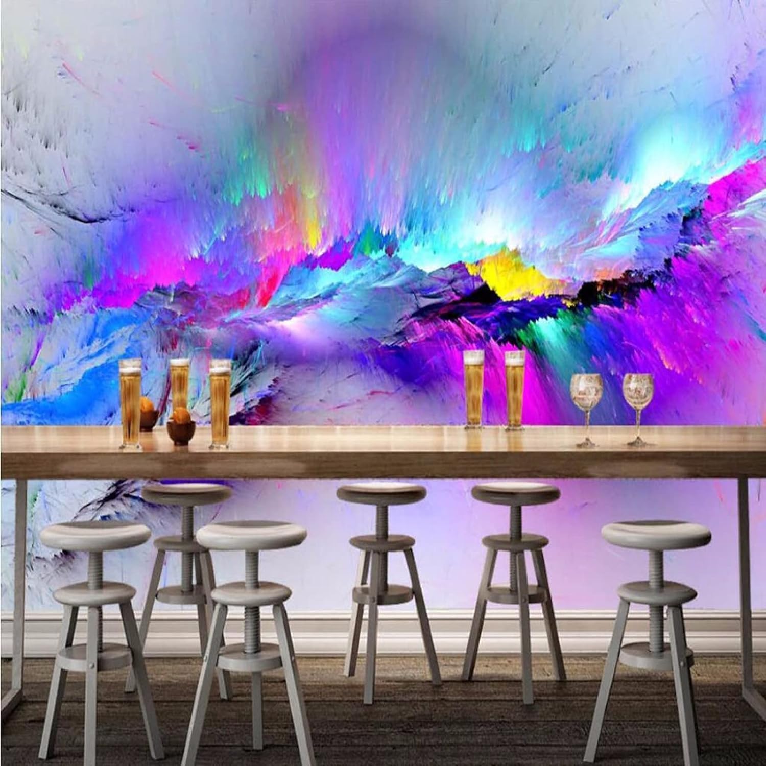 Papier peint 3D amovible peel and stick pour décorer sans abîmer les murs