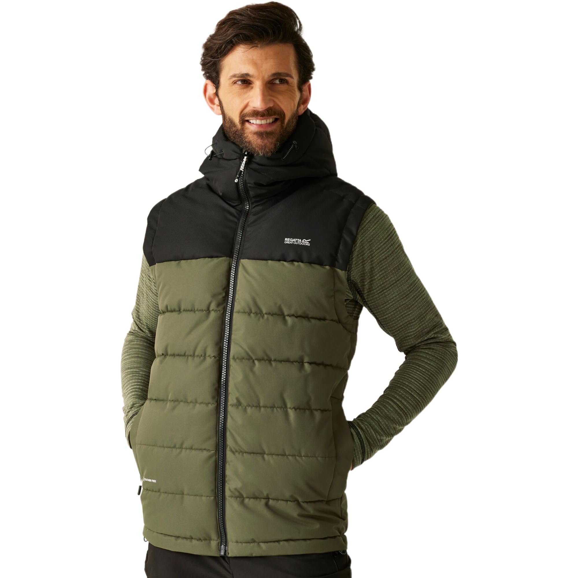 Regatta Men's Aldthorn Bodywarmer Water-Repellent Insulated Sleeveless Gilet Green Large