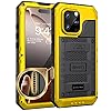Beeasy for iPhone 16 Pro Max Case Waterproof Heavy Duty Metal Armour Cover Shockproof Dustproof Built-in Screen Protector, Robust Full Body Protective Military Rugged Case for 16 Pro Max, Yellow Beeasy for iPhone 16 Pro Max Case Waterproof Heavy Duty Metal Armour Cover Shockproof Dustproof Built-in Screen Protector, Robust Full Body Protective Military Rugged Case for 16 Pro Max, Yellow