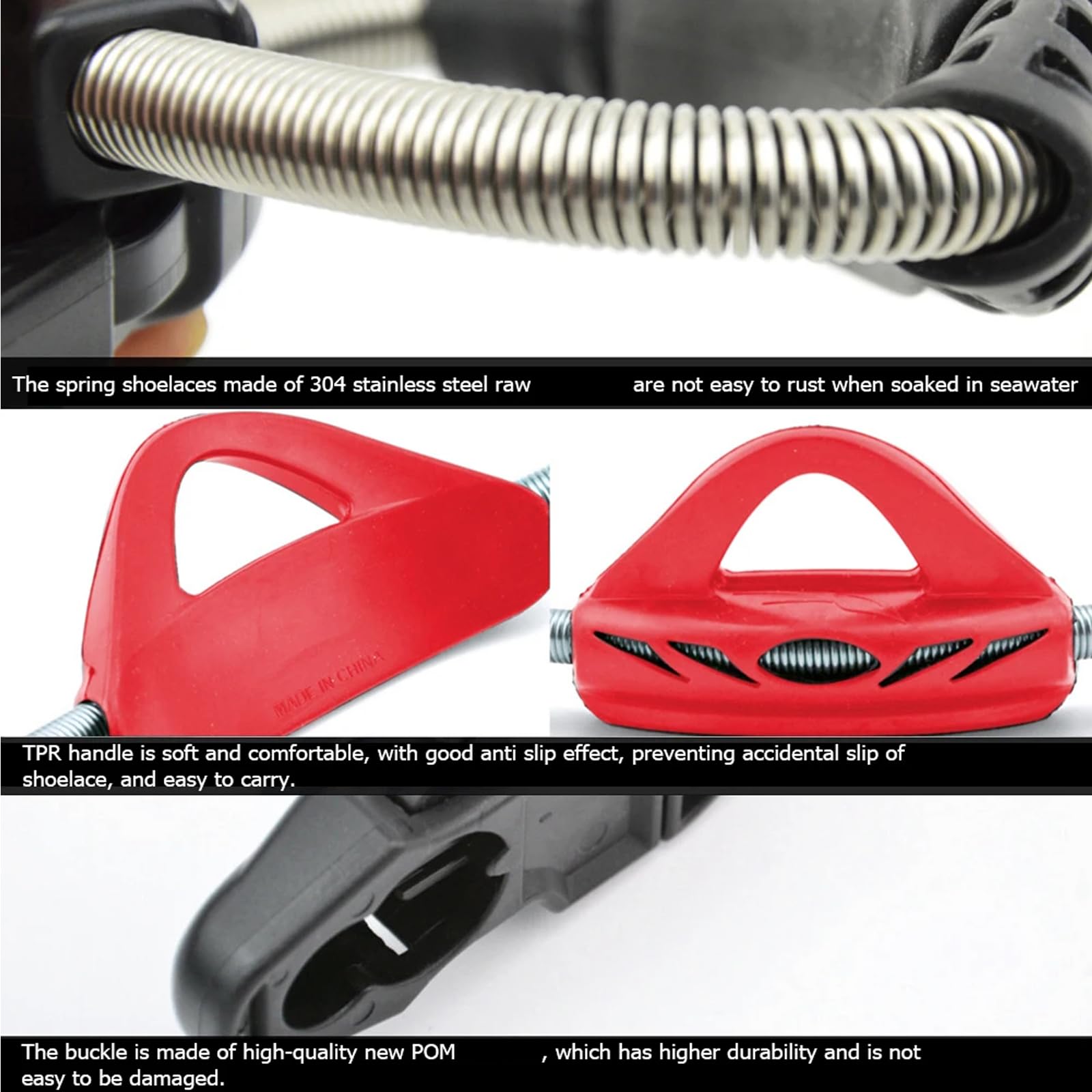XUZHID Diving Fin Strap?2Pcs Stainless Steel Fin Spring Heel Strap for Scubas Diving Fin Scubas Diving Fin Strap Quick Releases Buckles Tool