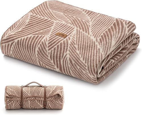 Miniatura 14 de Manta de lana 100% de 62 x 86 pulgadas, cálida, gruesa, lavable, manta de lana militar, ideal para camping, al aire libre, eventos deportivos, kits