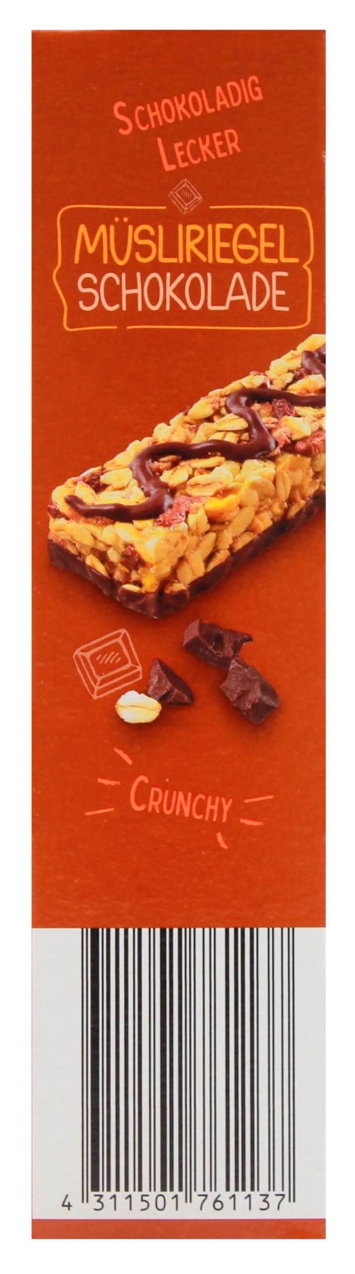 Gut & Günstig Crunchy Time Out Schoko-Müsliriegel, 9er Pack (9 x 200g)