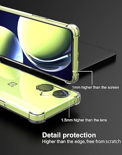 Miniatura 5 de Funda para OnePlus Nord N30 5G, Cubierta Transparente Con Reforzado Parachoques Esquina Slim Fit A Prueba De Golpes Flexible TPU Funda Telefónica