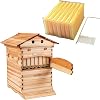 Entry-Level Bee Hive Beekeeping Kit | All-in-One Beekeeping & Honey Extraction Hive with Multiple Frames, Suitable for Beginners & Professional Beekeepers (seven boxes with seven frames)
