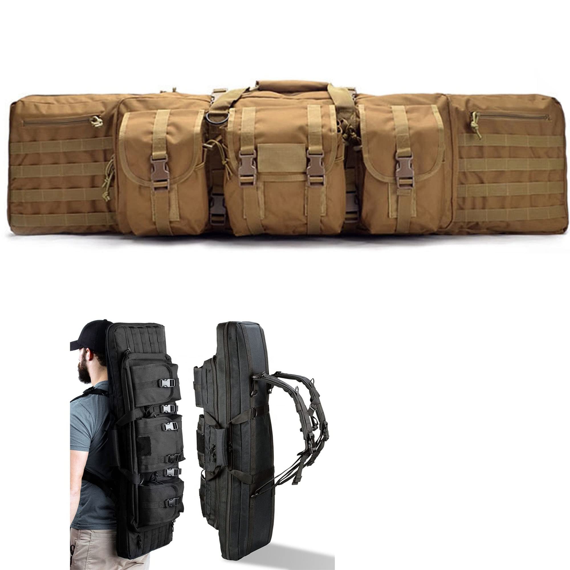 Fucile Borsa Custodia per Fucile da Caccia Custodia per Fucile Ad Aria Compressa Custodia Porta Fucili Armi Sport Fodero per Fucile da Caccia Zaino Morbido per Fucili da Tiro Caccia