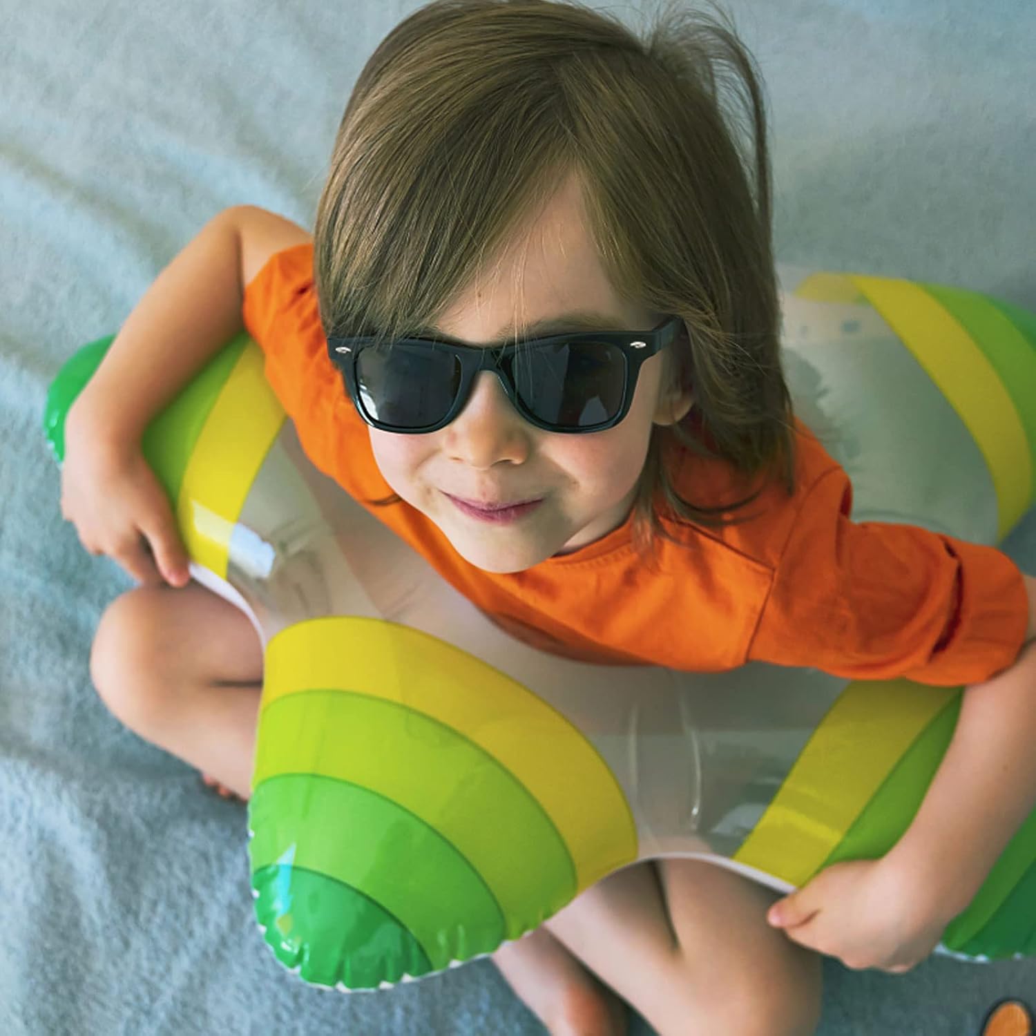 Pibupibu Kids Neon Colors Party Favor Supplies Unisex Sunglasses Pack of 8 - Image 4