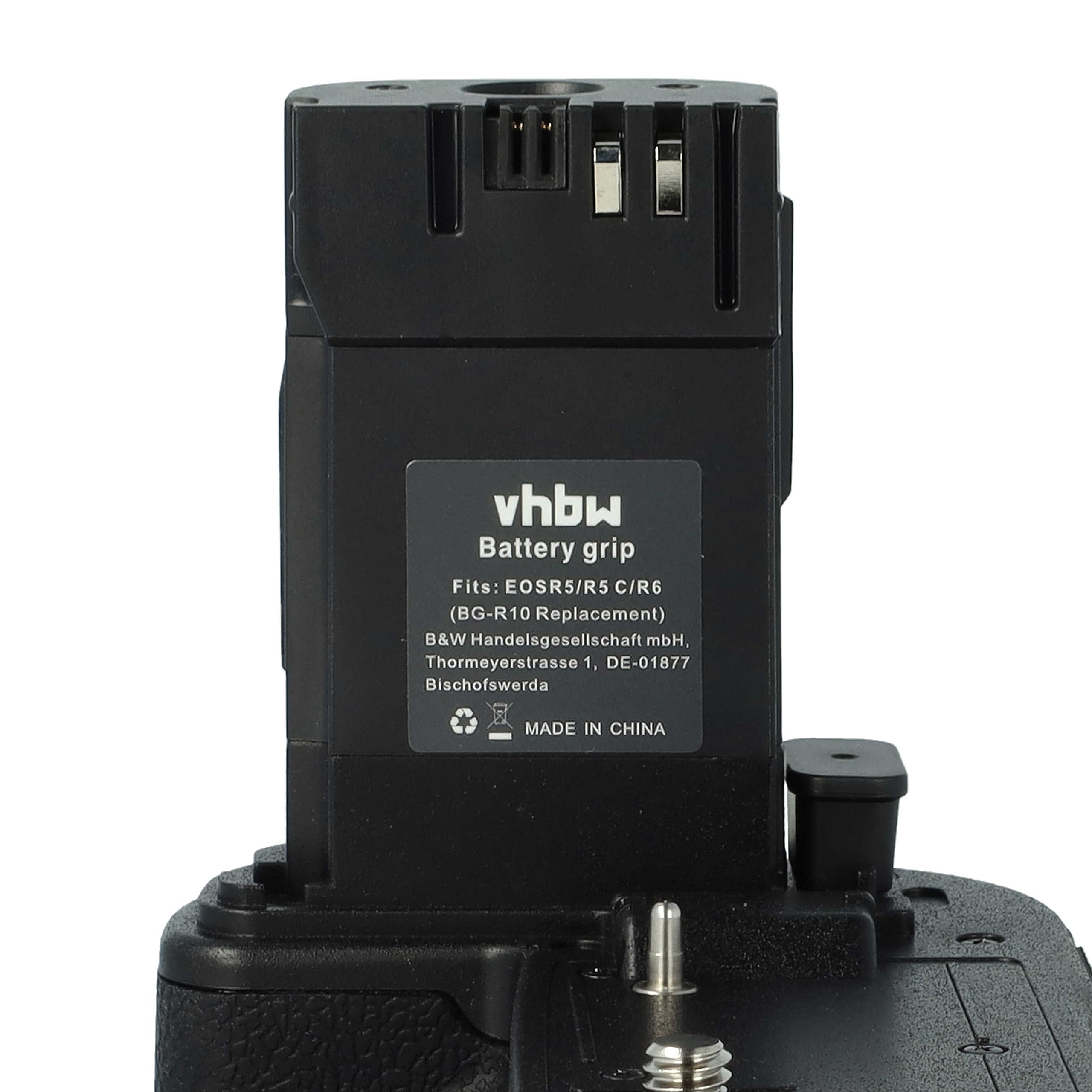 vhbw impugnatura battery grip sostituisce Canon BG-R10 per fotocamera reflex, plastica/metallo