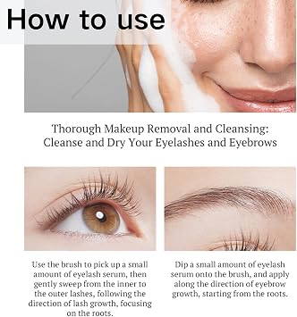 Eyelash Serum - Brow and Lash Serum – Eyelash Growth Serum – 2-in-1 Lash & Brow Serum for Thicker, Fuller, Natural-Looking Lashes – Nourishing Gentle Formula for Stronger, Longer Lashes and Brows (2)