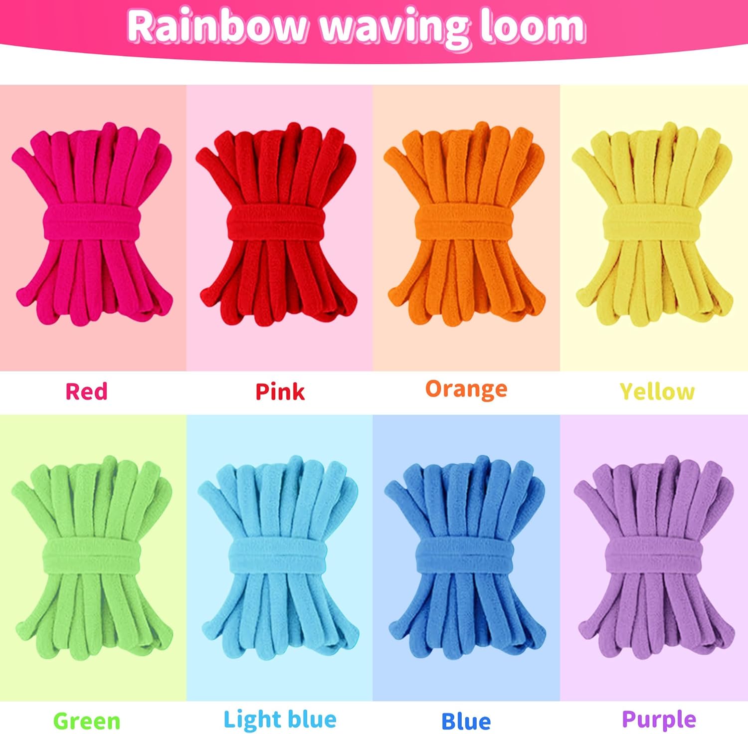 daheypong Weaving Loom Kit, Arts and Crafts for Kids and Adults, Potholder Weaving Loom Kits with 300pcs Craft Loops, Make Craft Potholders and Friendship Bracelets, Ideal Gifts for Girls - Image 6