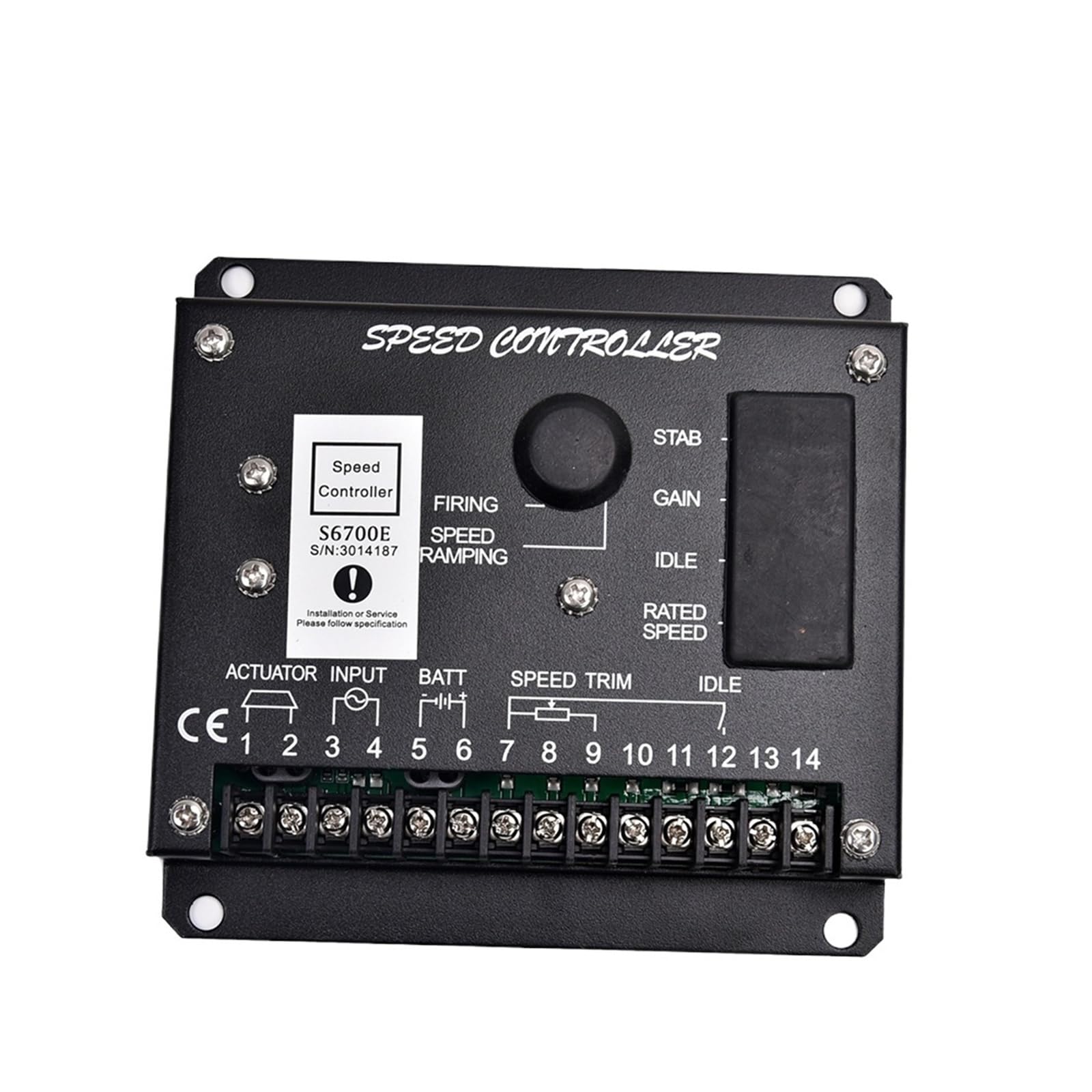 S6700E Engine Controller DC24V solution contre les pannes de régime moteur