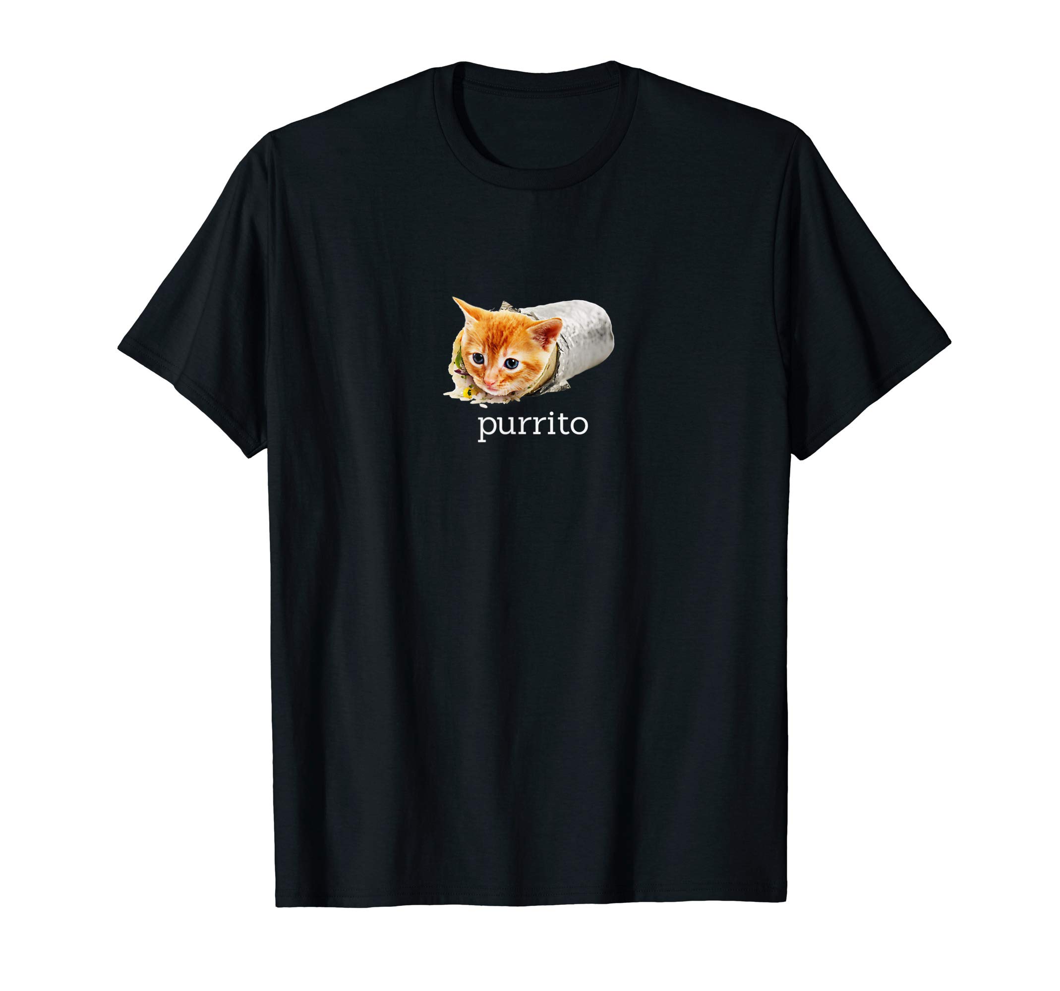 Cute Funny Kitty Cat Purrito Burrito Pun T Shirt Desertcart
