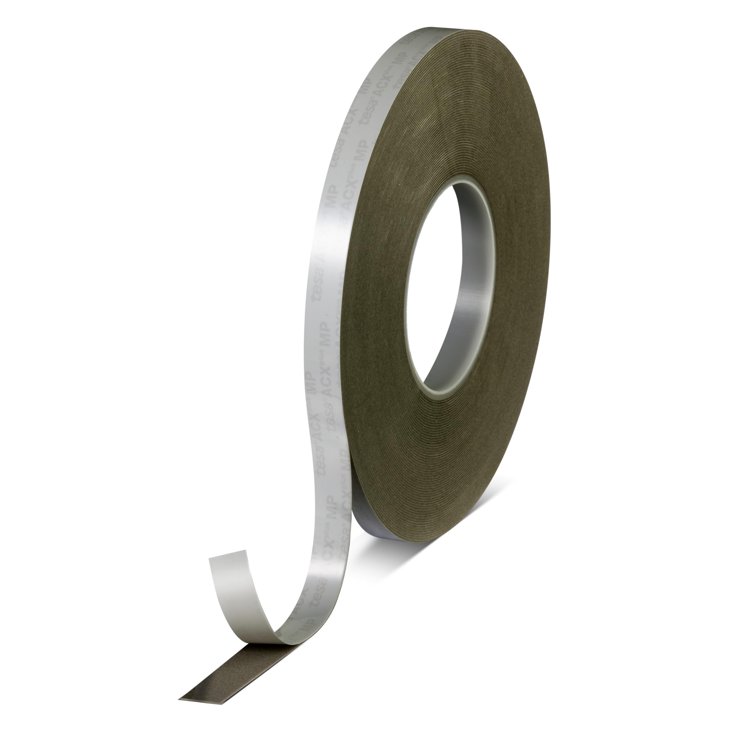 tesa ACX Plus 7274 Nastro biadesivo multiuso in schiuma acrilica, grigio, 1,3 cm x 36 m, 1 rotolo