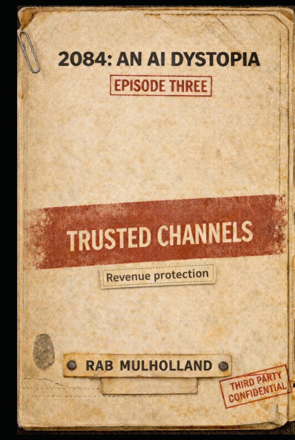 2084: An AI Dystopia - Episode 3: Trusted Channels: In the near-future, AI-enabled online “safety” is the interface and containment is the business ... compliance and behavioural containment.)