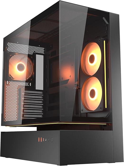 COUGAR CFV235 Mesh MidTower Gehäuse, 400 mm GPU unterstützt, ARGB PWM