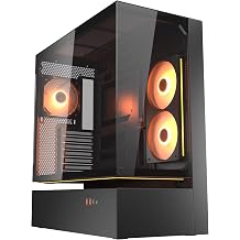 COUGAR CFV235 MidTower ATX, CEB Case,430mm GPU Supported, Pre-Installed ARGB PWM Fans 120mmx4, 270 Airflow Access, Dust Filter, Dual Magnetic Filtration, Cable Management Black, CFV235